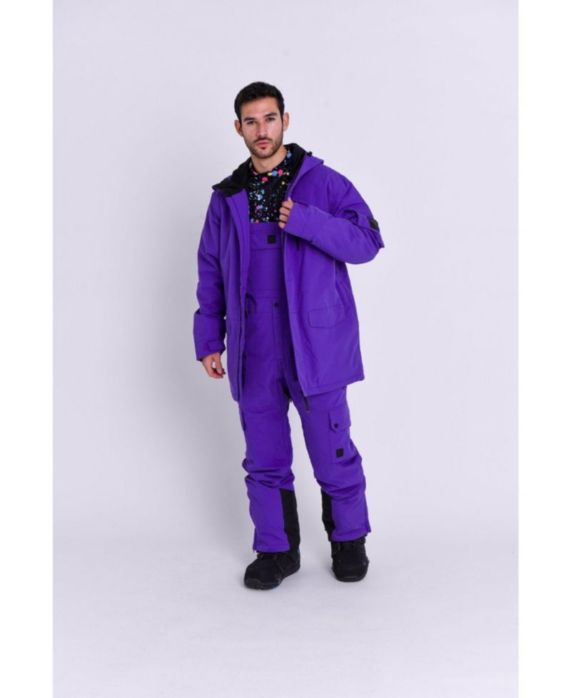 Men's Yeh Man Bib Pant - Purple