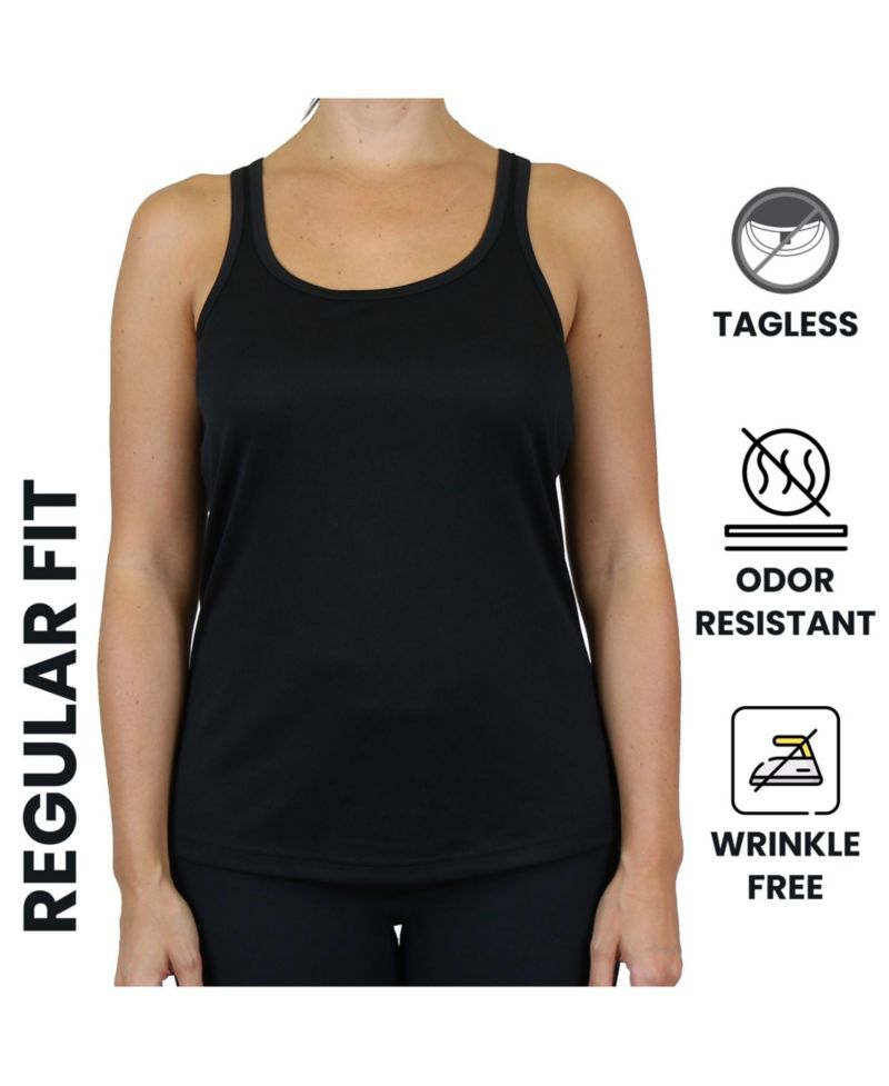 Women's Moisture Wicking Racerback Tanks