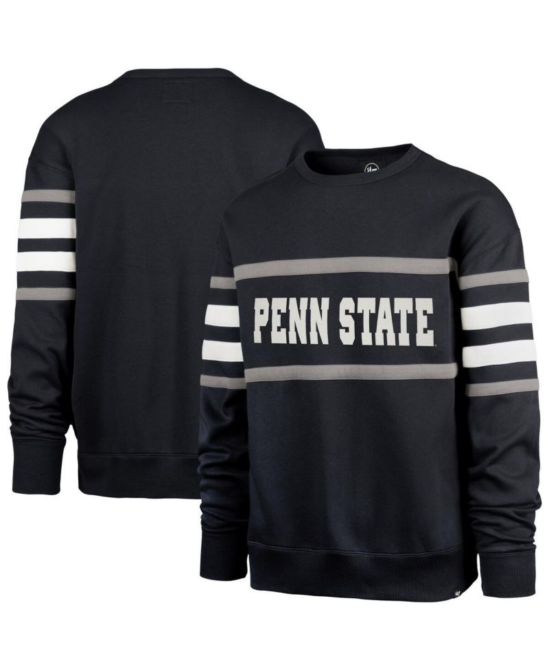 Men's Navy Penn State Nittany Lions Coaches Collection Pullover Sweatshirt