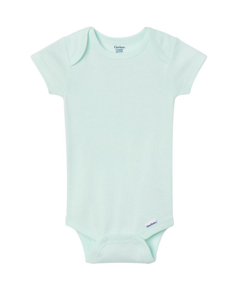 Baby ( NEW BORN TO 18 M )8-Pack Short Sleeve Bodysuits, Rainbow