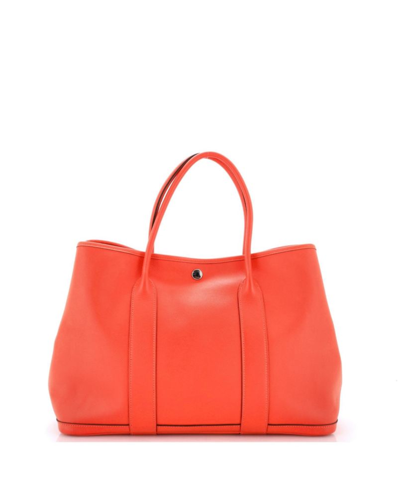 Pre-Owned Herm&eacute;s Garden Party Large Leather Work Tote