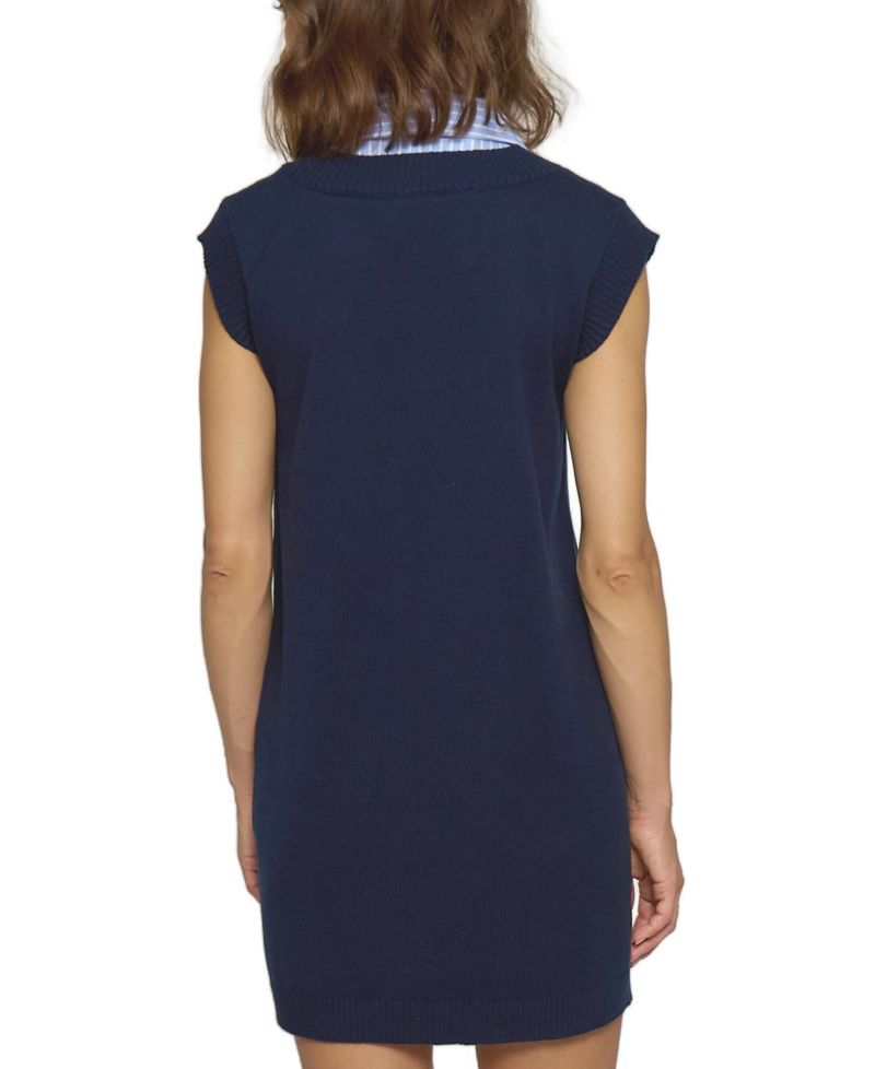 Women's Sleeveless Twofer Dress