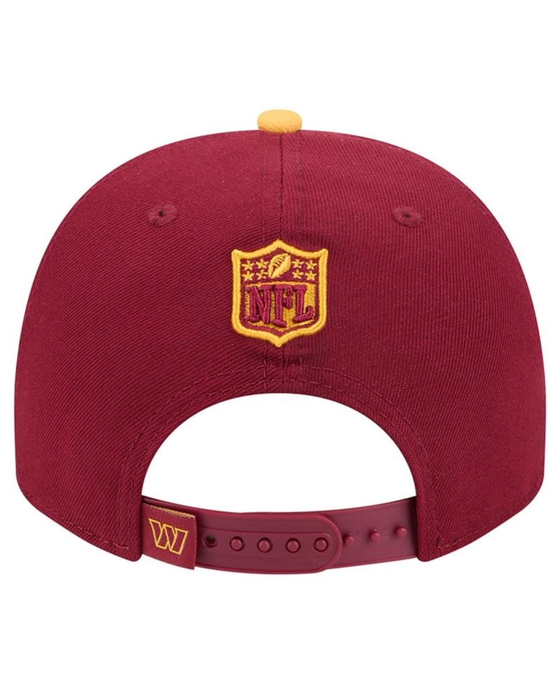 Men's Burgundy/Gold Washington Commanders Cartoon A-Frame 9FIFTY Snapback