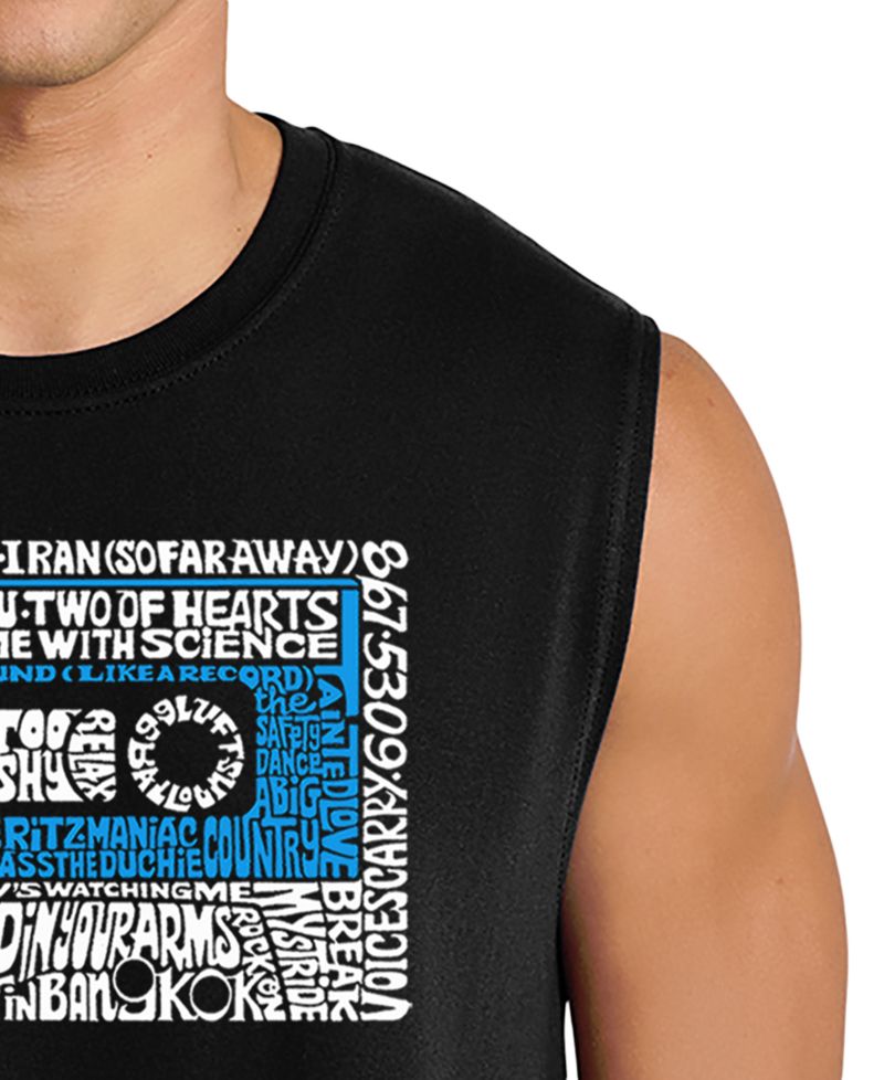 Men's Retro Cassette Tape Graphic Tank Top
