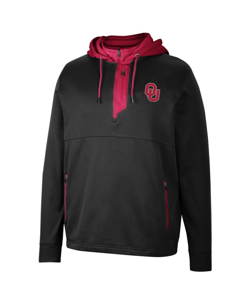 Men's Oklahoma Sooners Luge 3.0 Quarter-Zip Hoodie