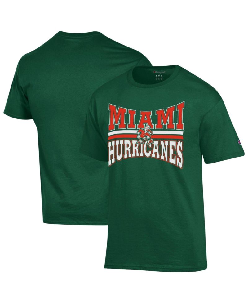 Men's Miami Hurricanes Team Zoom Classic-Fit T-Shirt