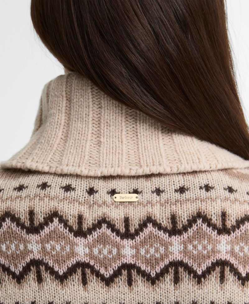 Women's Helen Knit Fair Isle Turtleneck Wool-Blend Sweater
