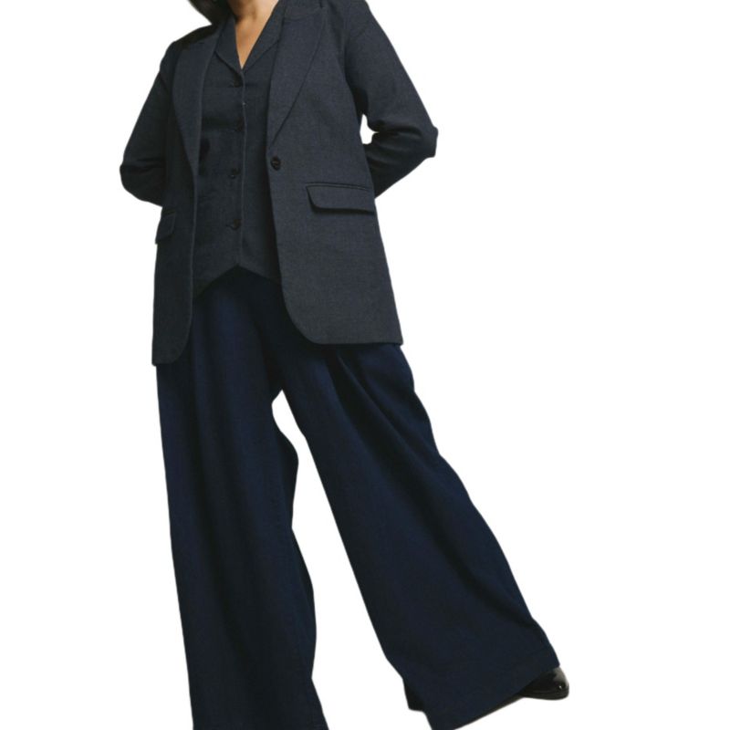 Women's Denim Look Blazer
