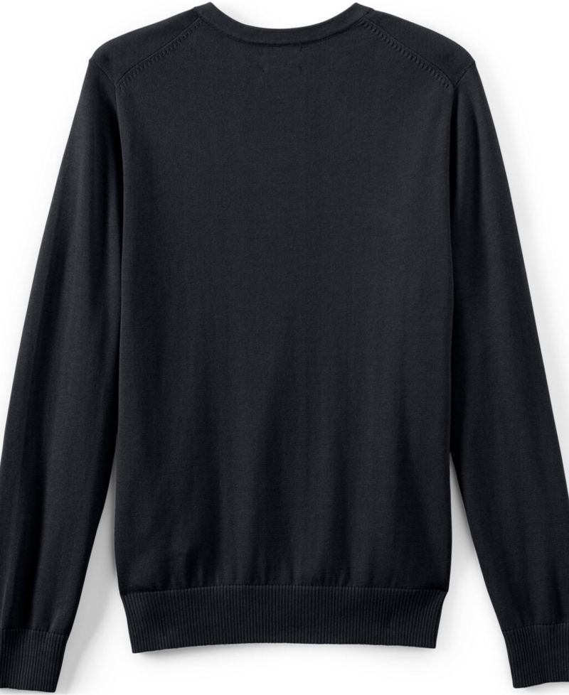 Men's Unisex Cotton Modal V-neck Pullover Sweater