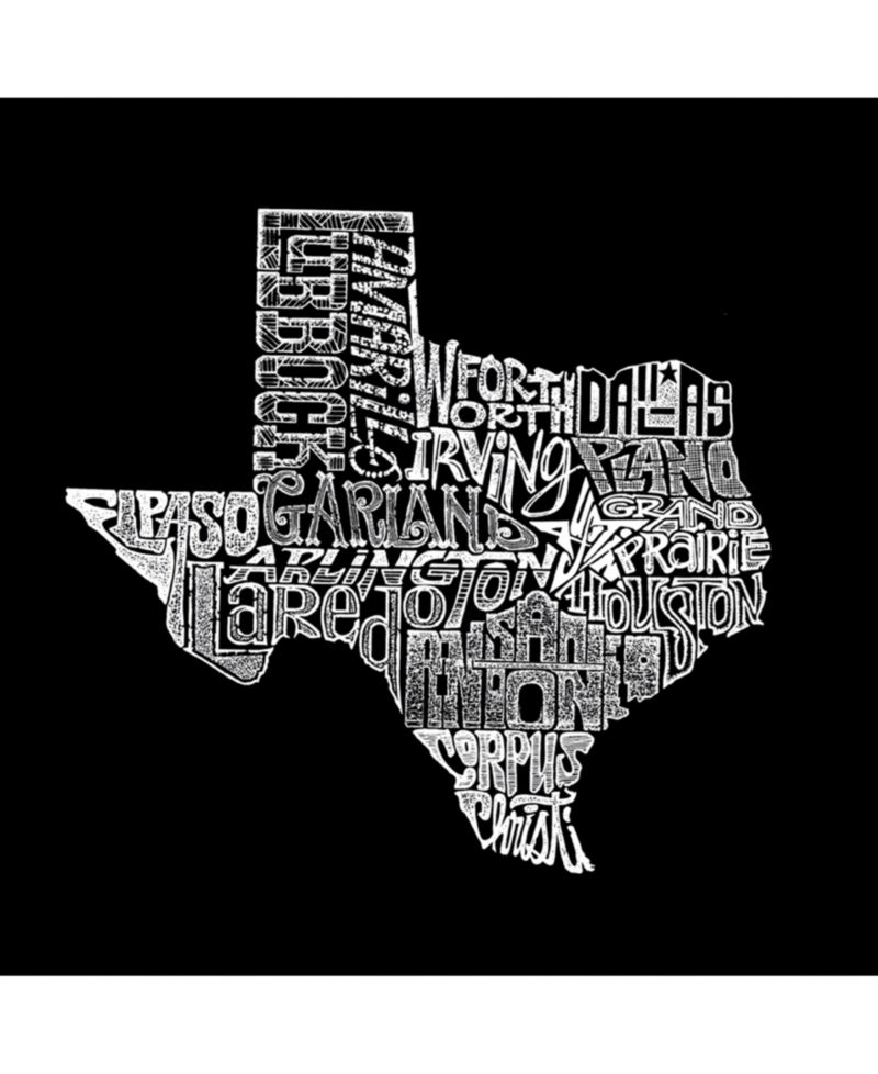 Men's Word Art The Great State of Texas Crewneck Sweatshirt