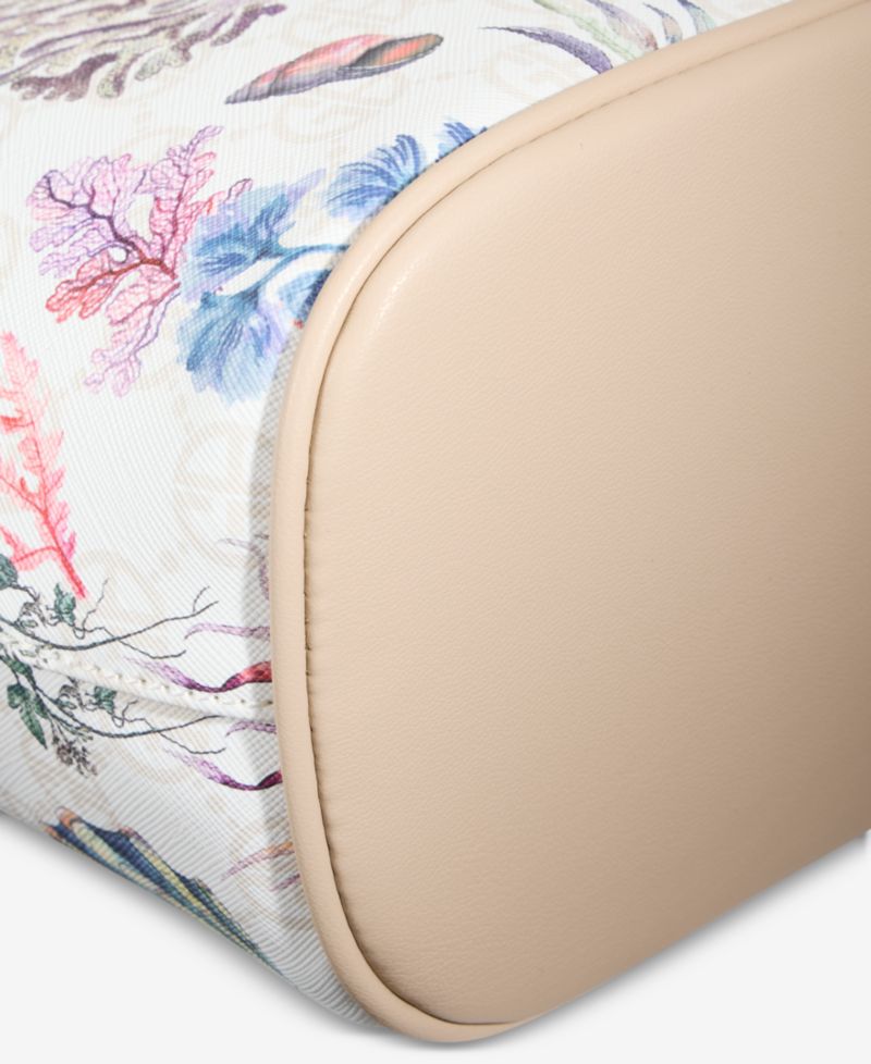 Sea Print Tulip Tote Bag