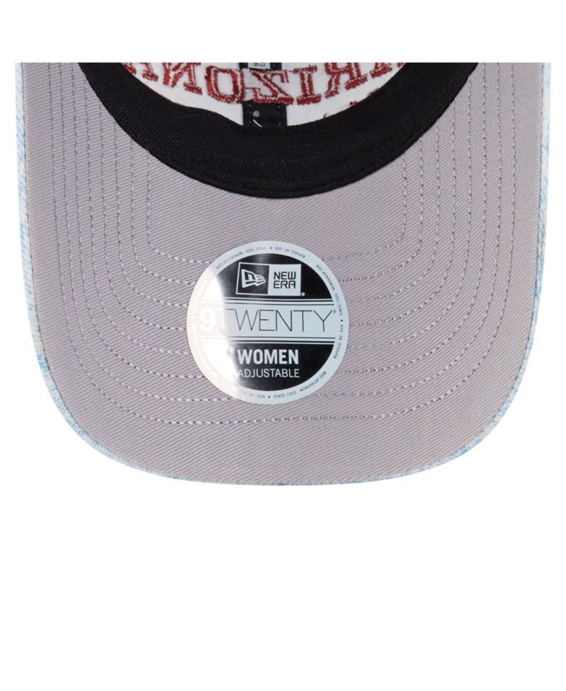 Women's Light Blue Arizona Diamondbacks Daisy All Over 9TWENTY Adjustable Hat