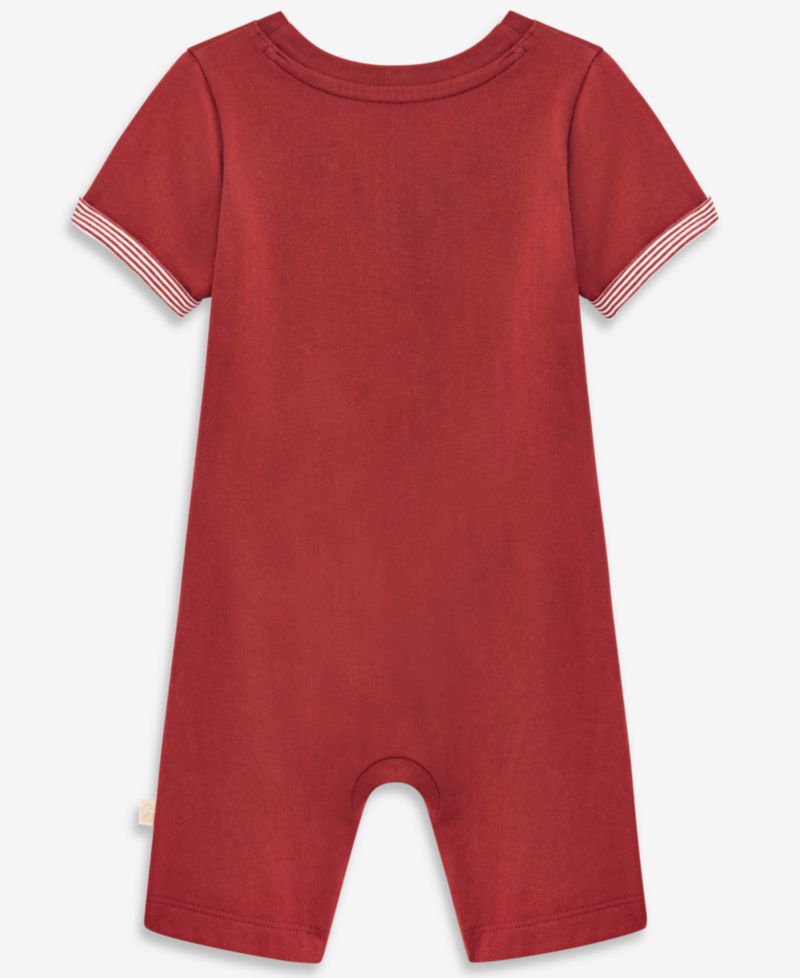 Baby Boys' 0M-24M Rookie Cotton Romper