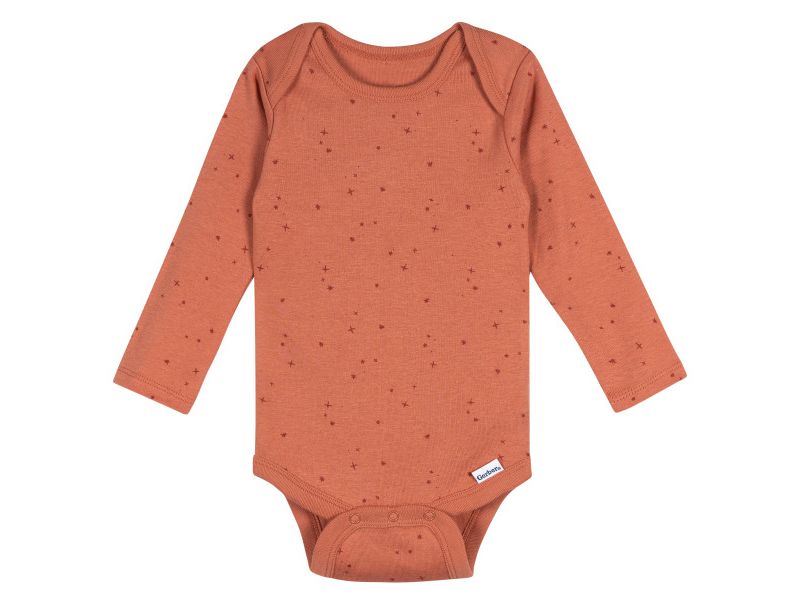 Baby Boys' 5-Pack Long Sleeve Bodysuits, Grey Heather, 12 Months
