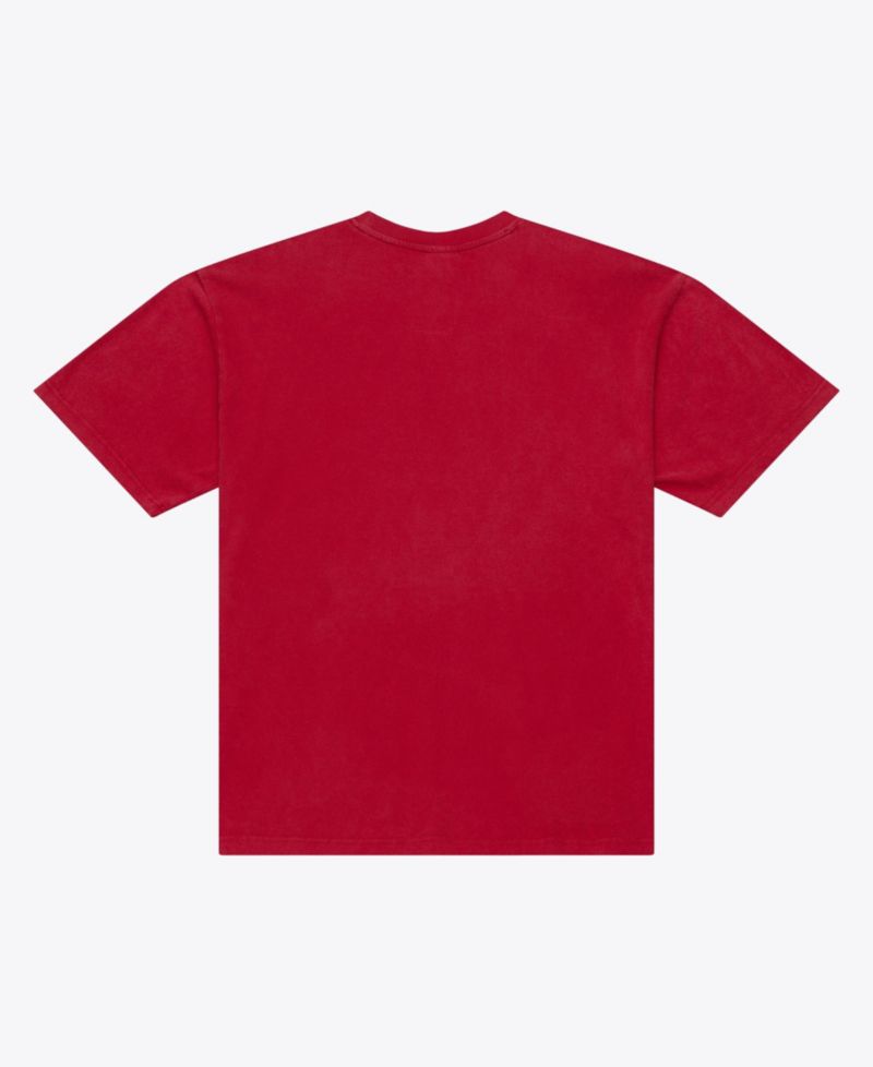 Men's Scarlet Kansas City Chiefs Core Essentials Micro Logo T-Shirt