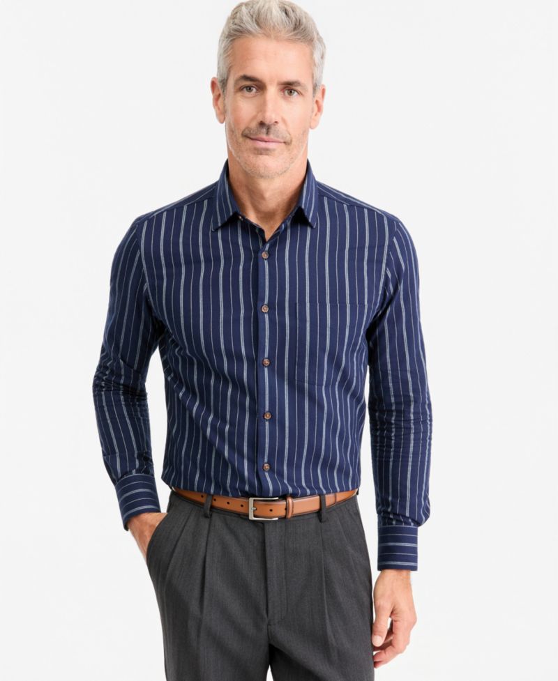 Men's Cash Long-Sleeve Classic-Fit Shirt, Macy's Exclusive