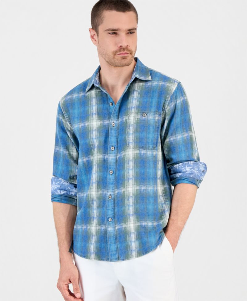 Men's Palo Alto Plaid Long-Sleeve Shirt