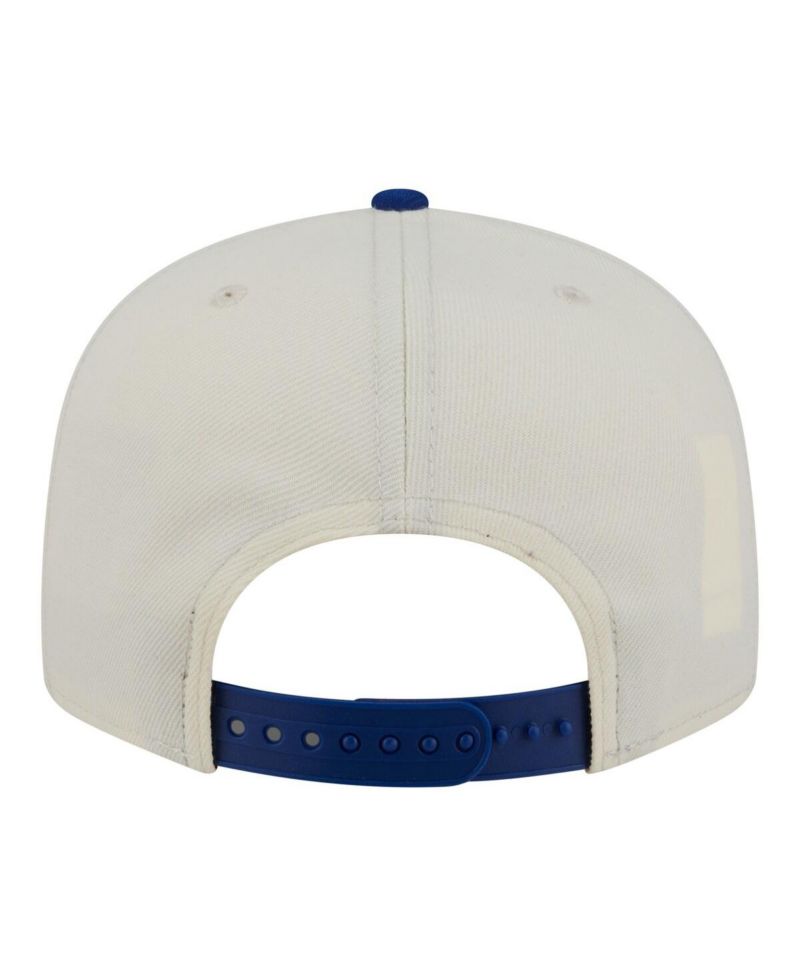 Men's Cream/Royal Chicago Cubs Localized 9FIFTY Snapback Hat