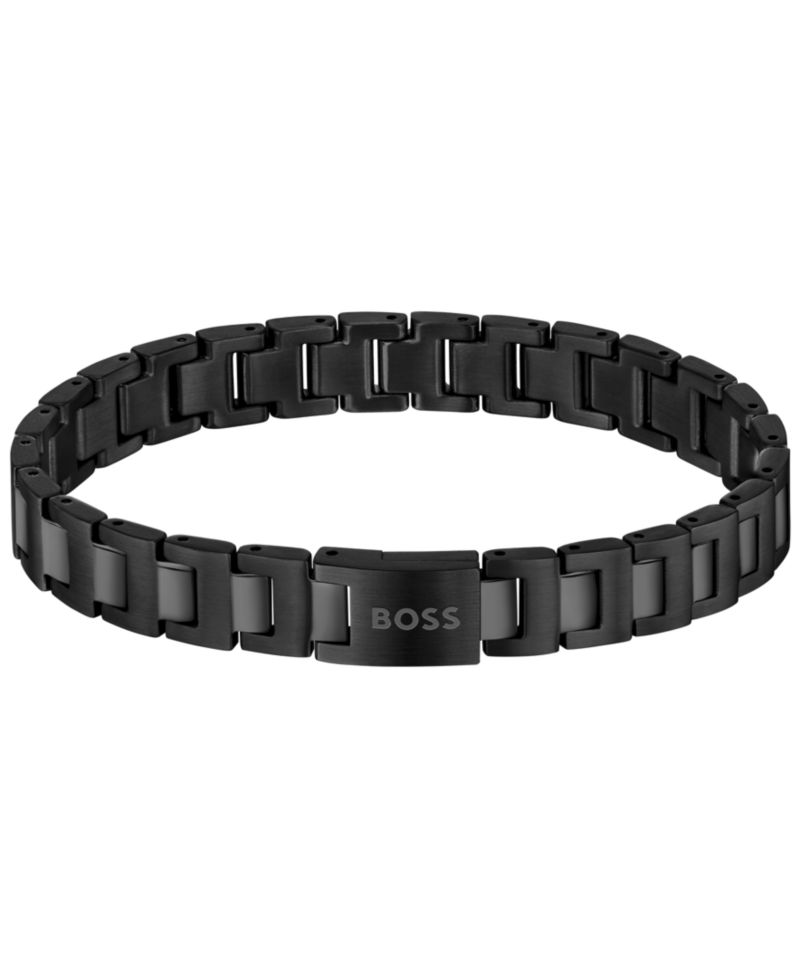 Candor Ionic Plated Thin Gold Stainless Steel Bracelet
