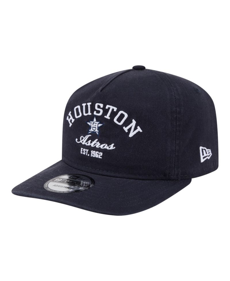 Men's Navy Houston Astros Stacked 19TWENTY Adjustable Hat