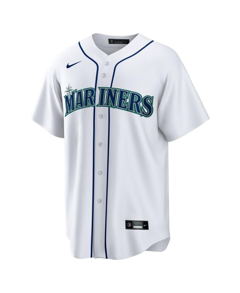 Men's Julio Rodriguez White Seattle Mariners Home Replica Player Jersey