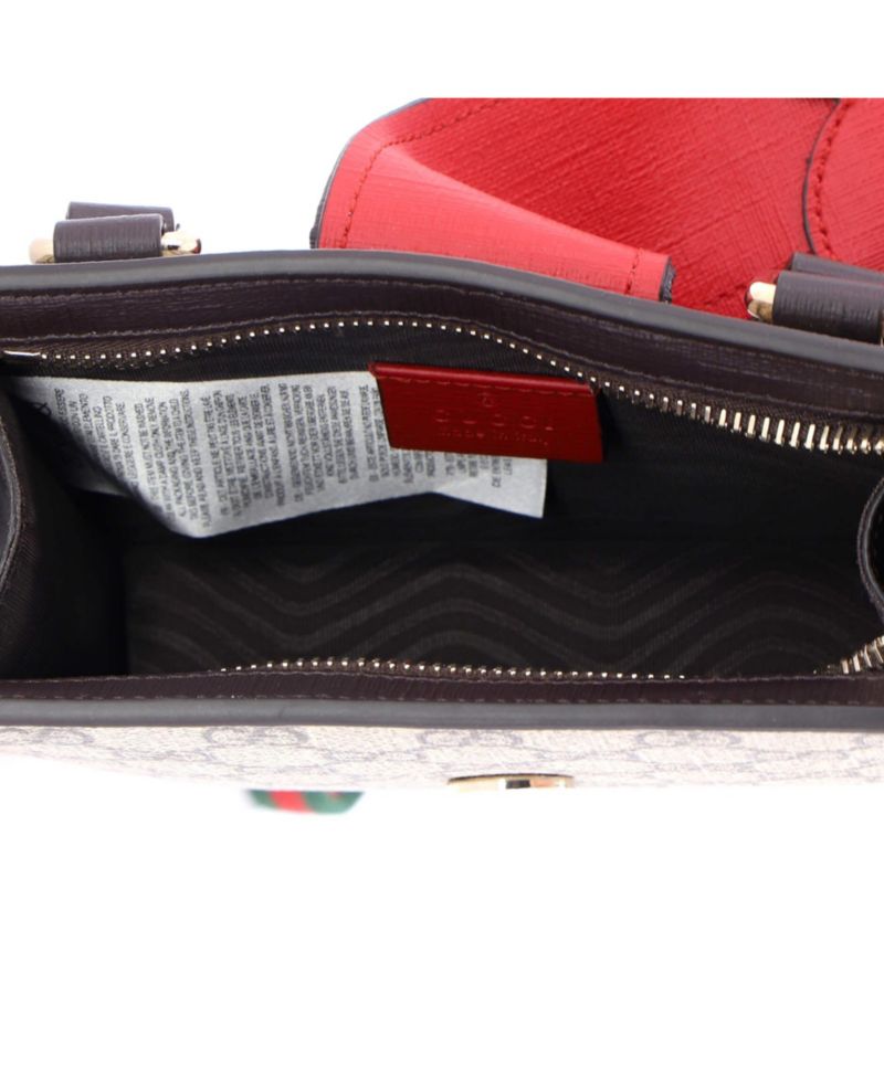 Children's Web Heart Shoulder Bag GG Coated Canvas