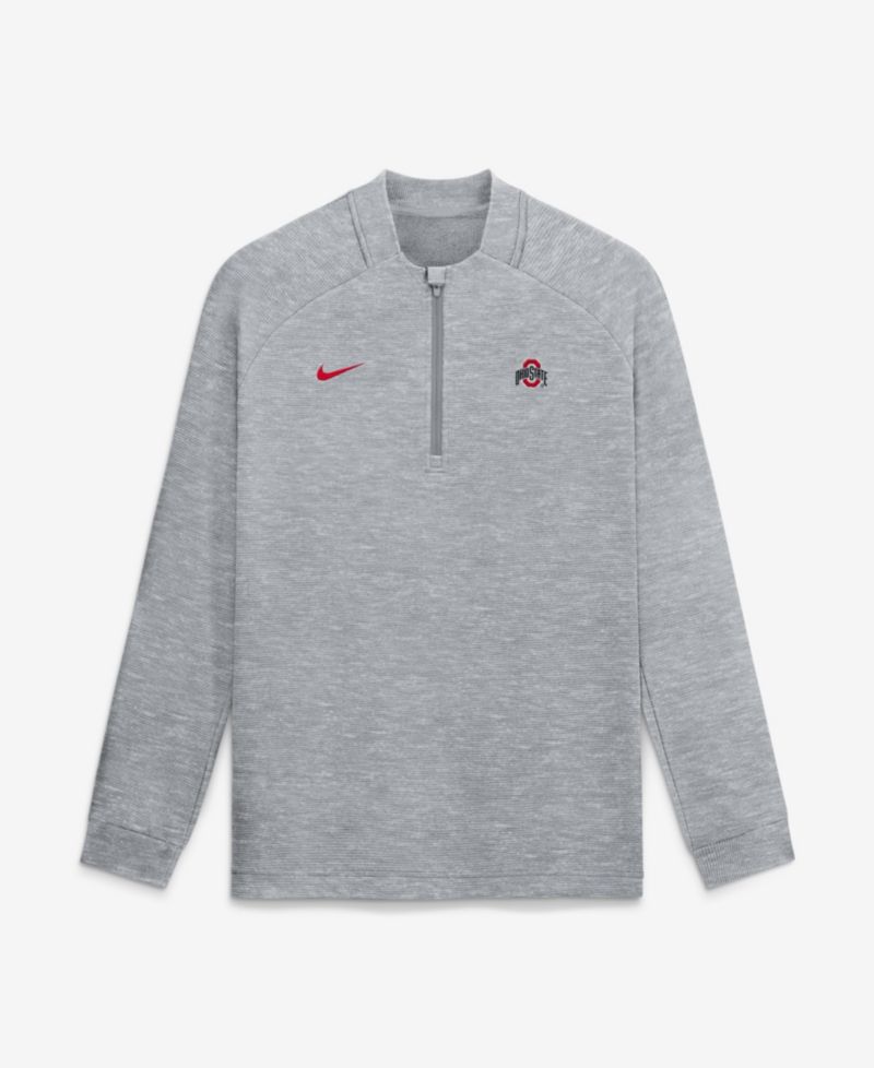 Men's Gray Ohio State Buckeyes Golf Par 5 Therma-FIT Half-Zip Pullover Sweatshirt