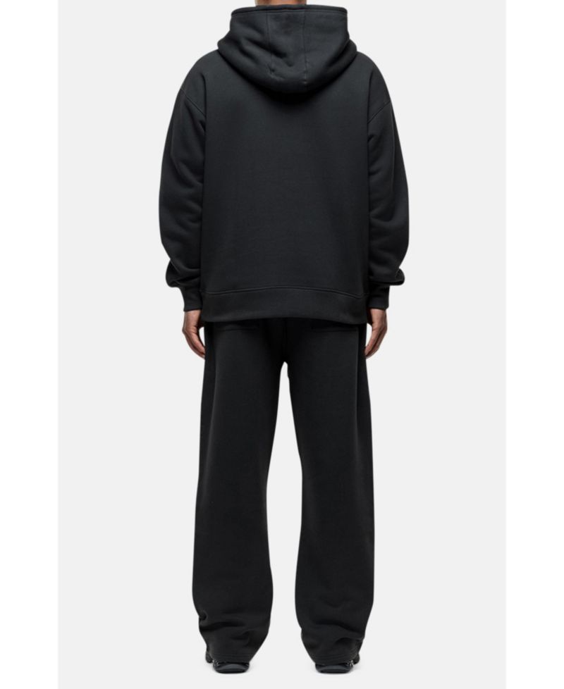 Men's Women's Pirate Black Oversized Hoodie