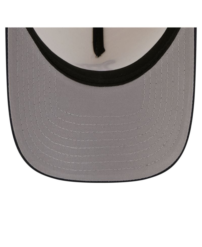 Men's Cream Boston Red Sox Chrome A-Frame 59FORTY Fitted Hat