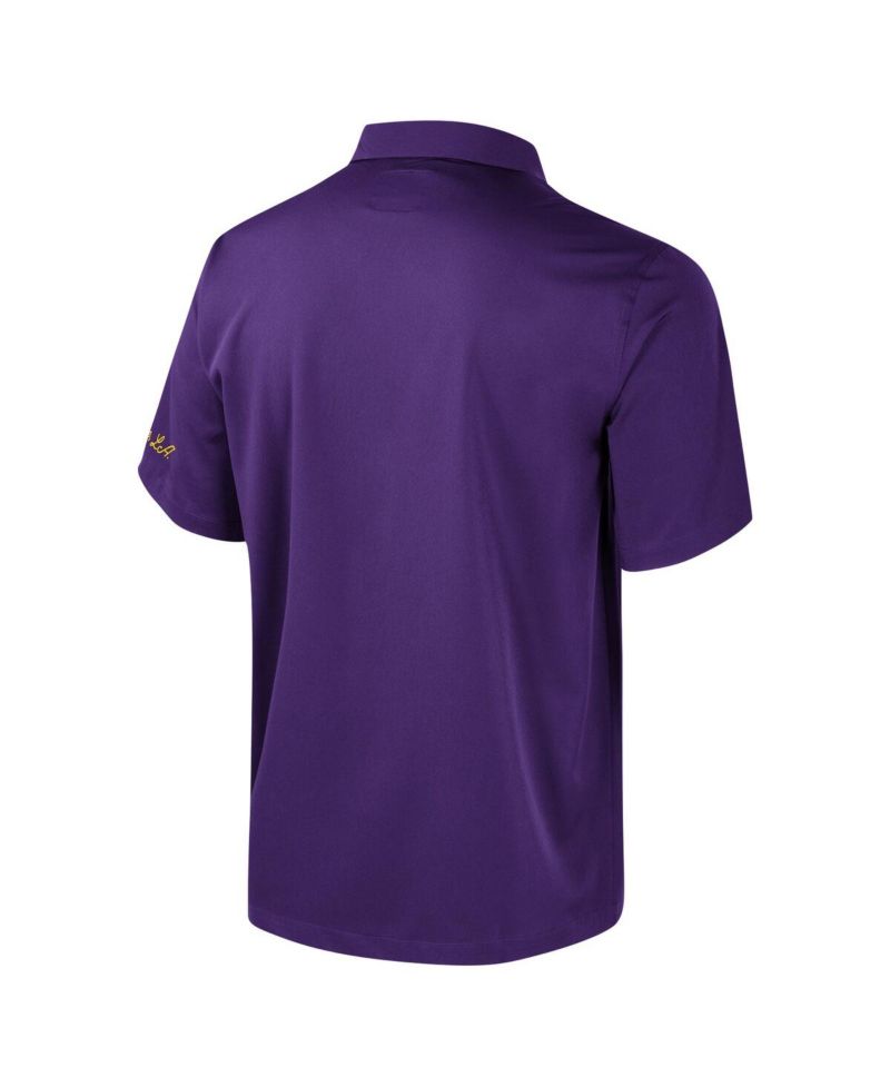 Men's Purple LSU Tigers Strike Bowling Button-Up Shirt