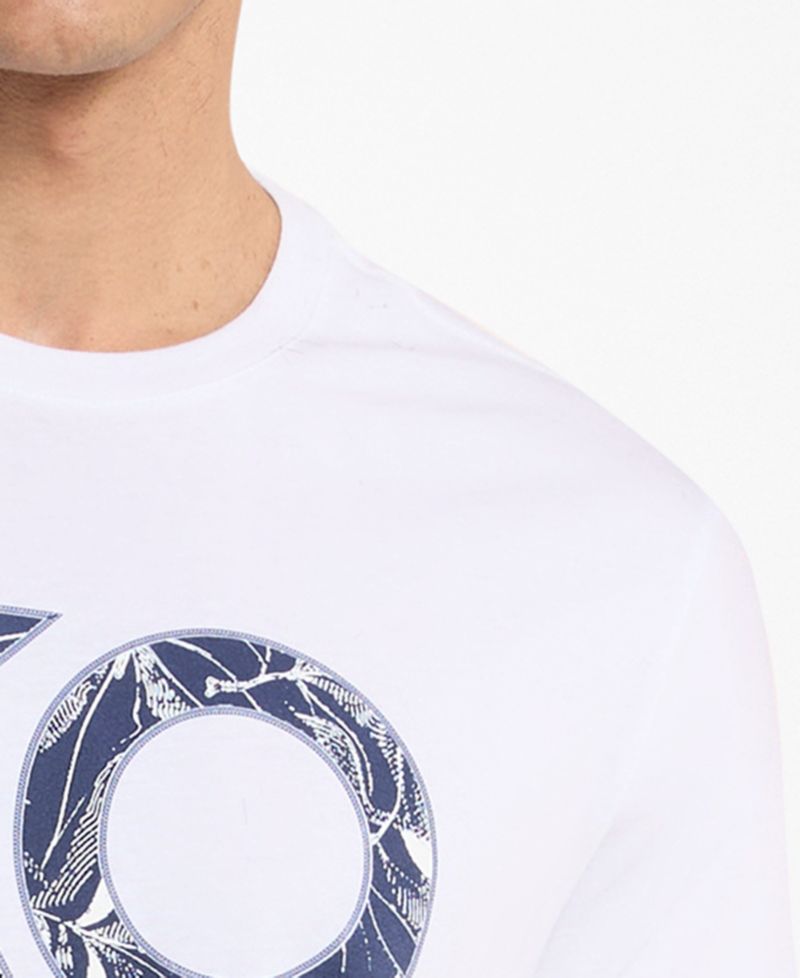 Men's Floral Logo Regular-Fit T-Shirt