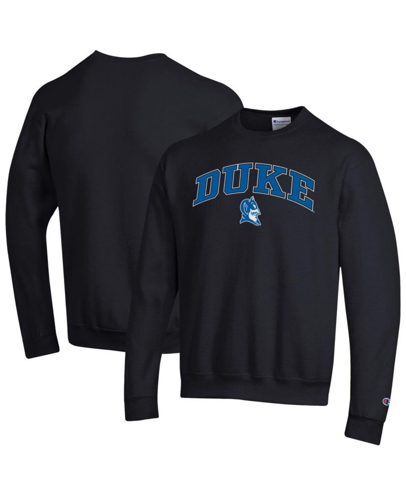 Men's Royal Duke Blue Devils Arch Over Logo Pullover Sweatshirt