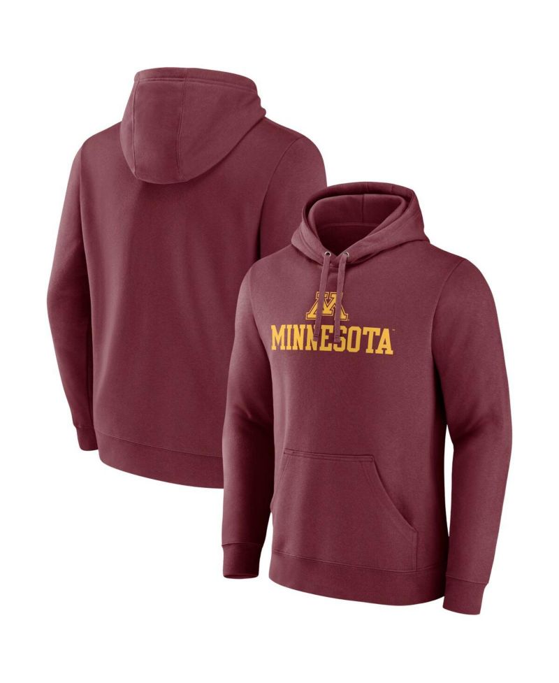 Men's Maroon Minnesota Golden Gophers Team Lockup Pullover Hoodie