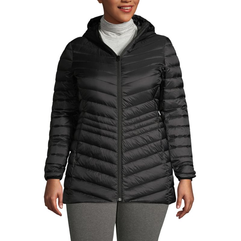 Plus Size Wanderweight Packable Down Long Jacket