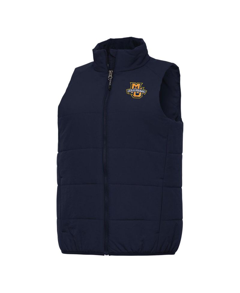 Women's Navy Marquette Golden Eagles Experience Full-Zip Vest