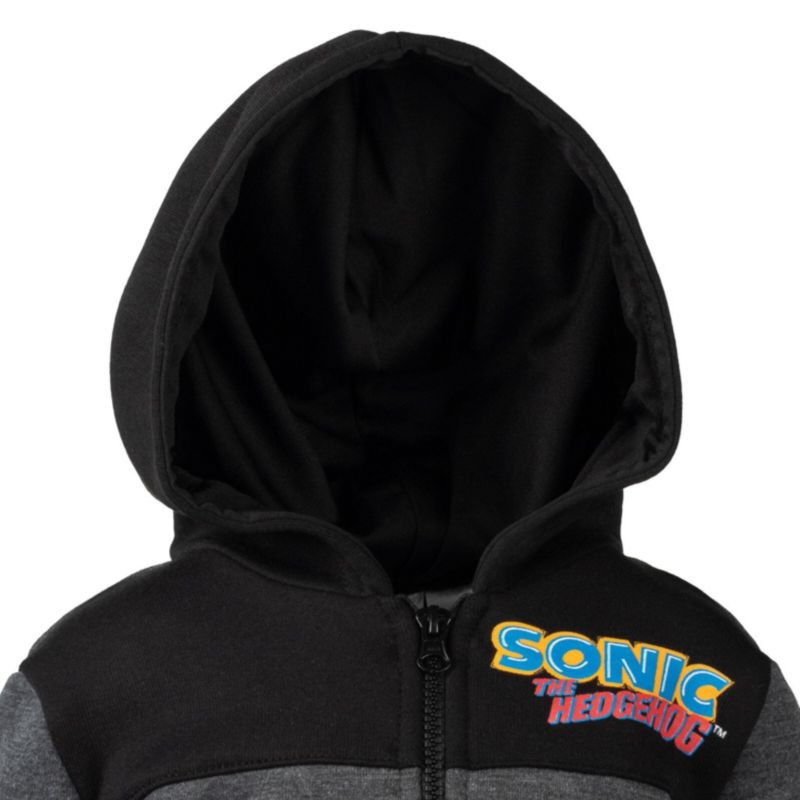 Toddler Boys 2T-5T Fleece Quarter-Zip Hooded Sweatshirt