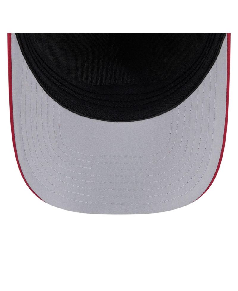 Men's Black/Red Arizona Diamondbacks Rope M-Crown A-Frame 39THIRTY Flex Hat