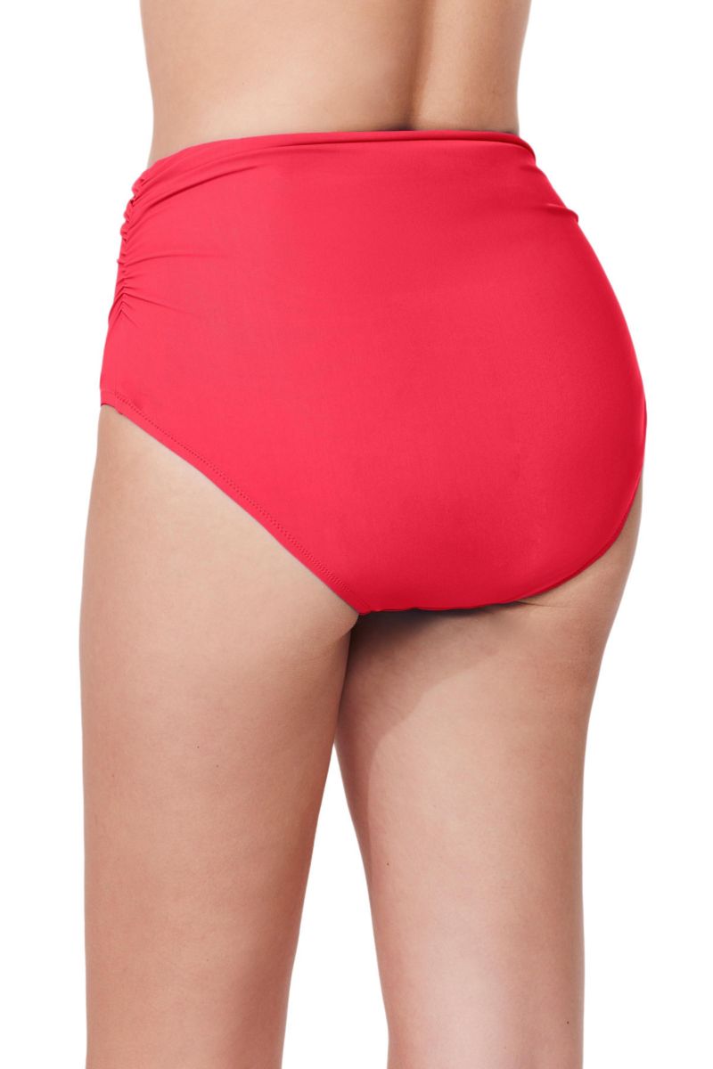 Women's Tutti Frutti Shirred High Waist Swim Bottom Swimsuit