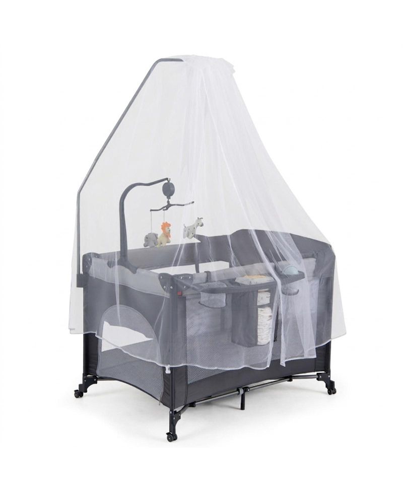 Baby 5-in-1 Portable Bedside Bassinet with Music Box