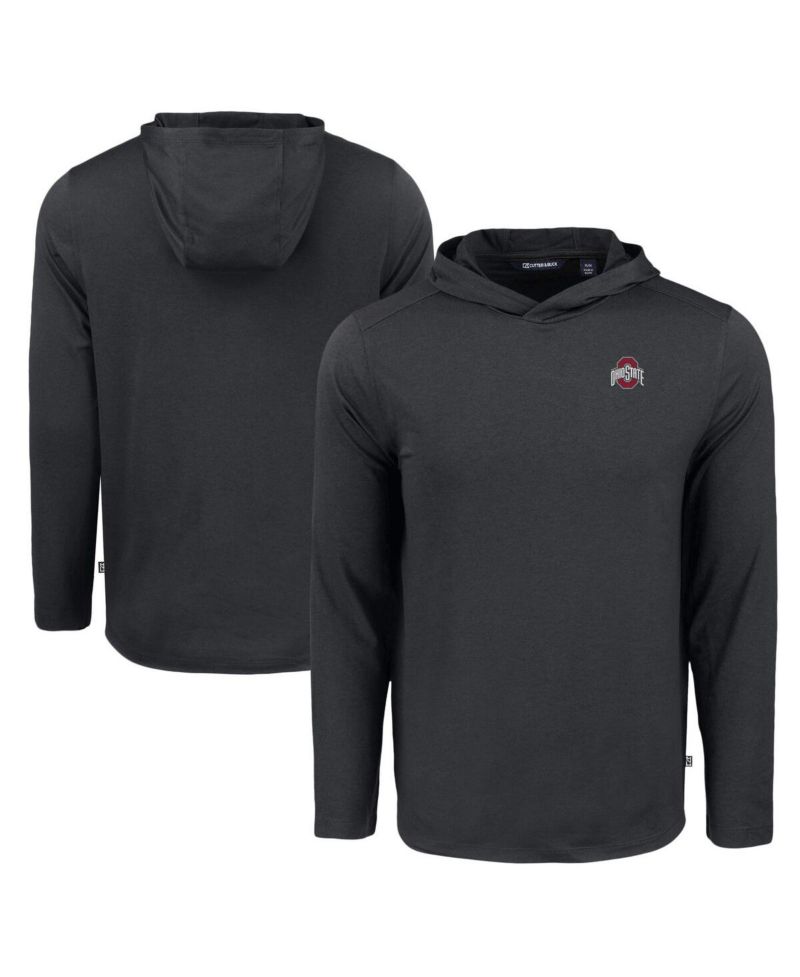 Men's Black Ohio State Buckeyes Coastline Epic Comfort Eco Long Sleeve Hoodie