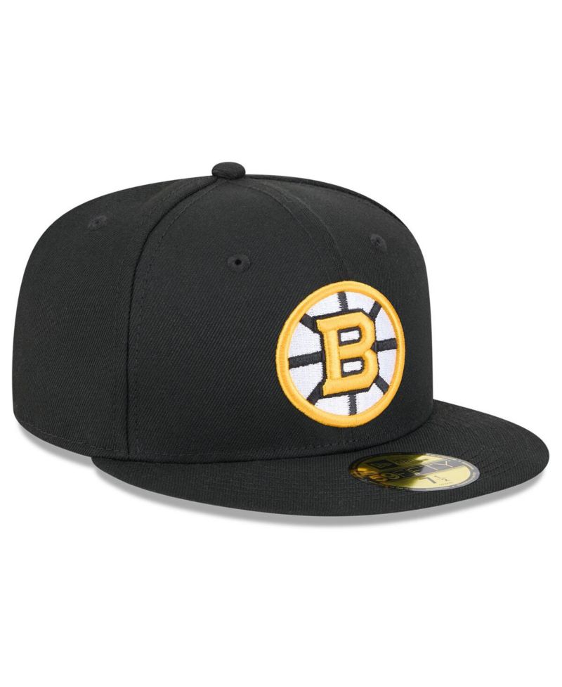 Men's Black Boston Bruins Core 59FIFTY Fitted Hat