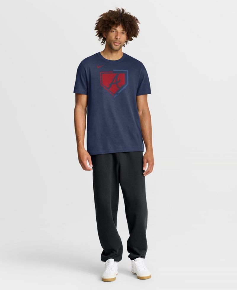 Men's Navy Atlanta Braves Icon T-Shirt