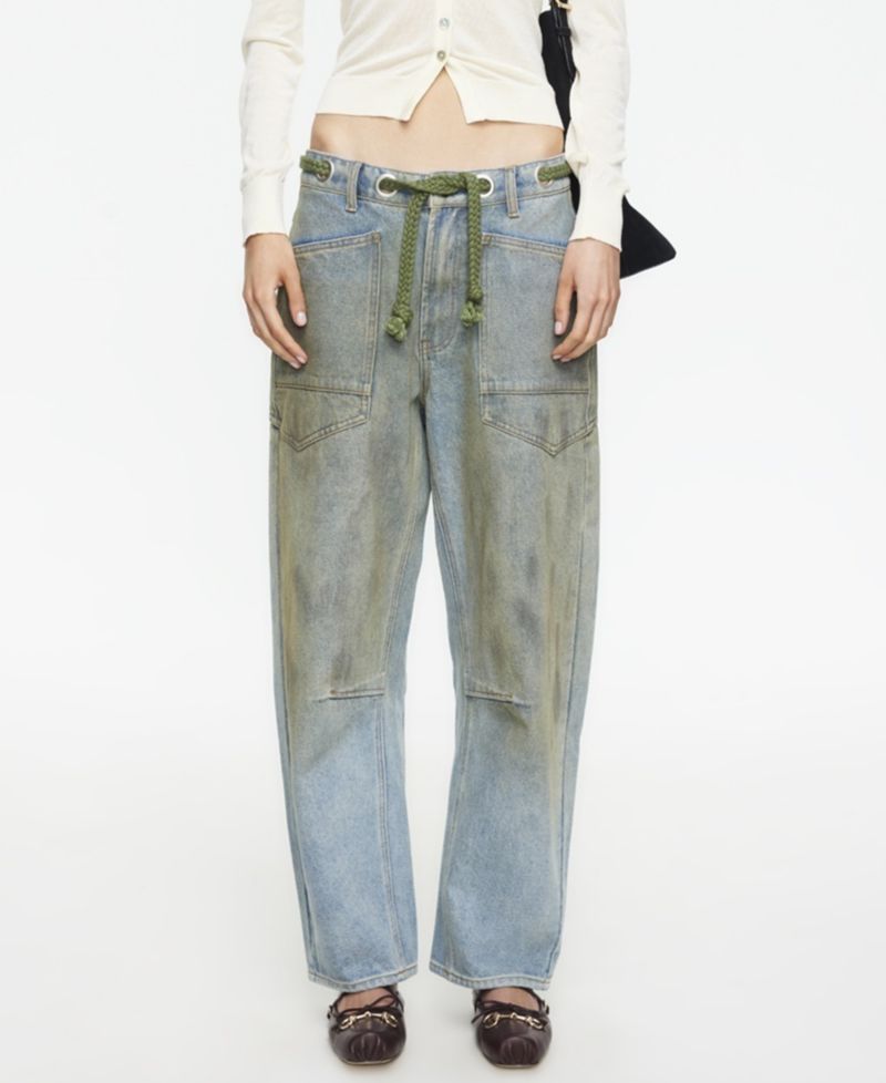 Women's Rush Hour Tie-Front Side Jeans