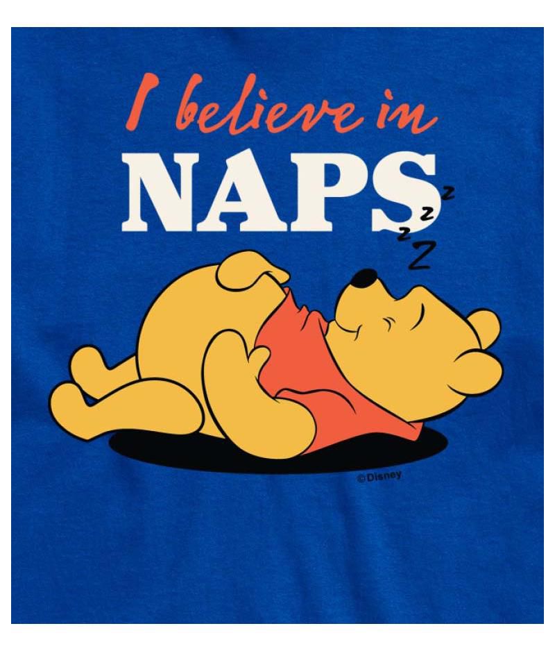Hybrid Apparel Men's Winnie the Pooh Naps Short Sleeve T-Shirt