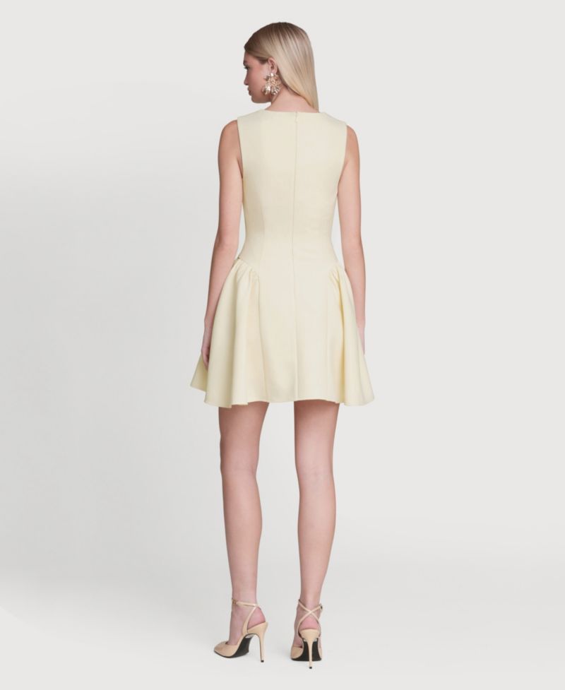 Women's Sculpted Flounce Mini Dress