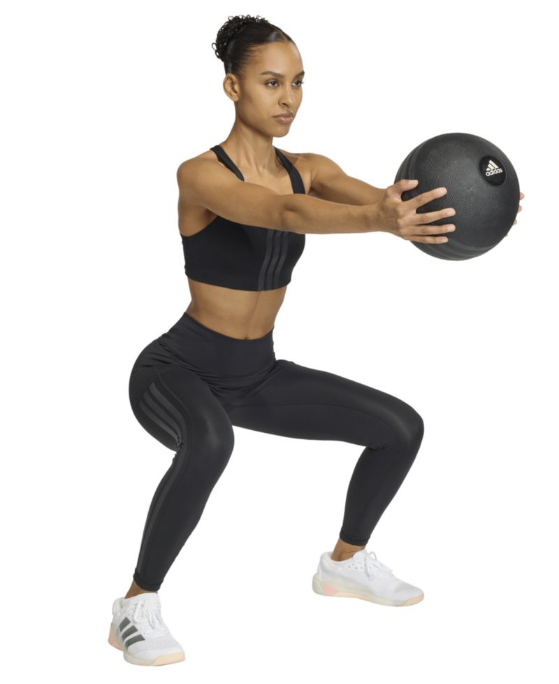 Women's Optime Workout 3-Stripes Medium Support Bra