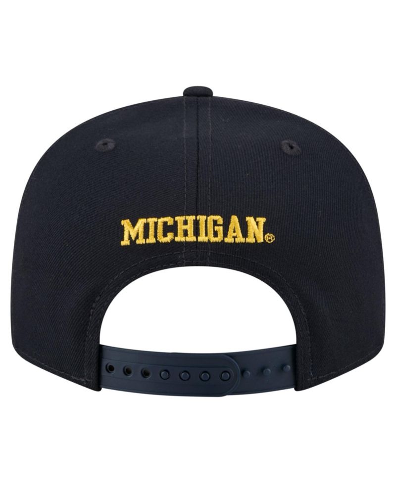 Men's Navy Michigan Wolverines Go Team 9FIFTY Snapback Hat