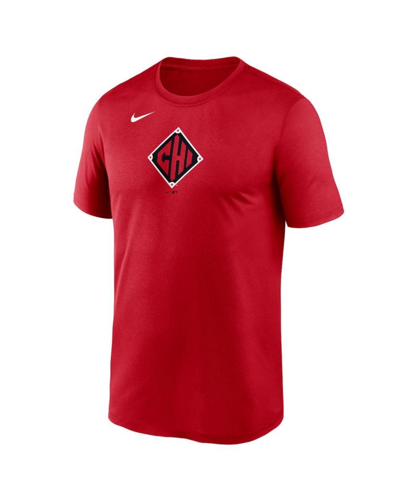 Men's Red Chicago White Sox 2025 City Connect Legend Team Phrase Script Performance T-Shirt
