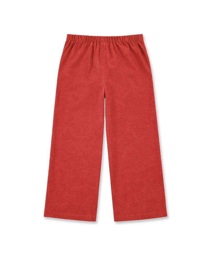 Girls' 4-16 Velvet Wide-Leg Pull-On Pants