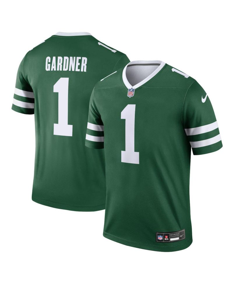 Men's Ahmad Sauce Gardner Legacy New York Jets Alternate Legend Jersey